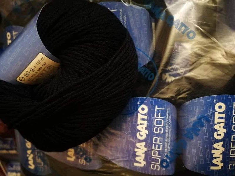 Pura lana Super Soft Gatto, confezione da 500g.