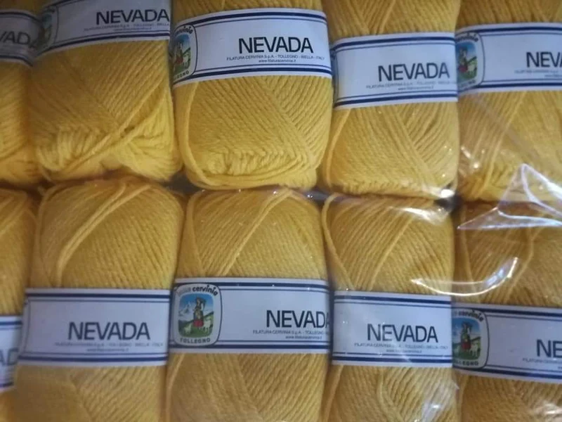 Misto lana Nevada della Cervinia, ferri 4, 125 m a gomitolo. Confezione da 500g.