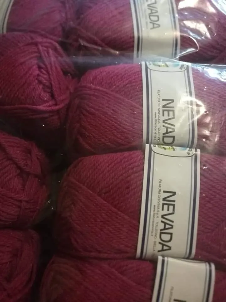Misto lana Nevada della Cervinia, ferri 4, 125 m a gomitolo. Confezione da 500g.