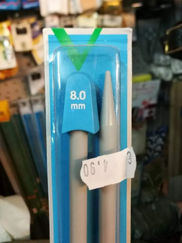 Ferri per maglia, cm 40, 50g.