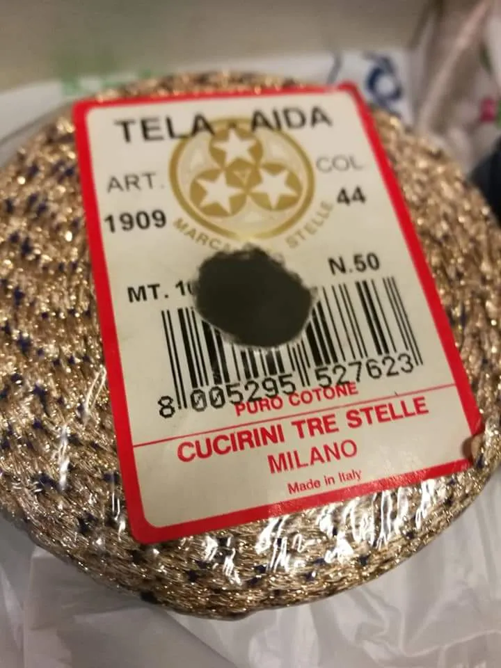 Rotolo di Tela Aida Cucirini di 10 m, 100g