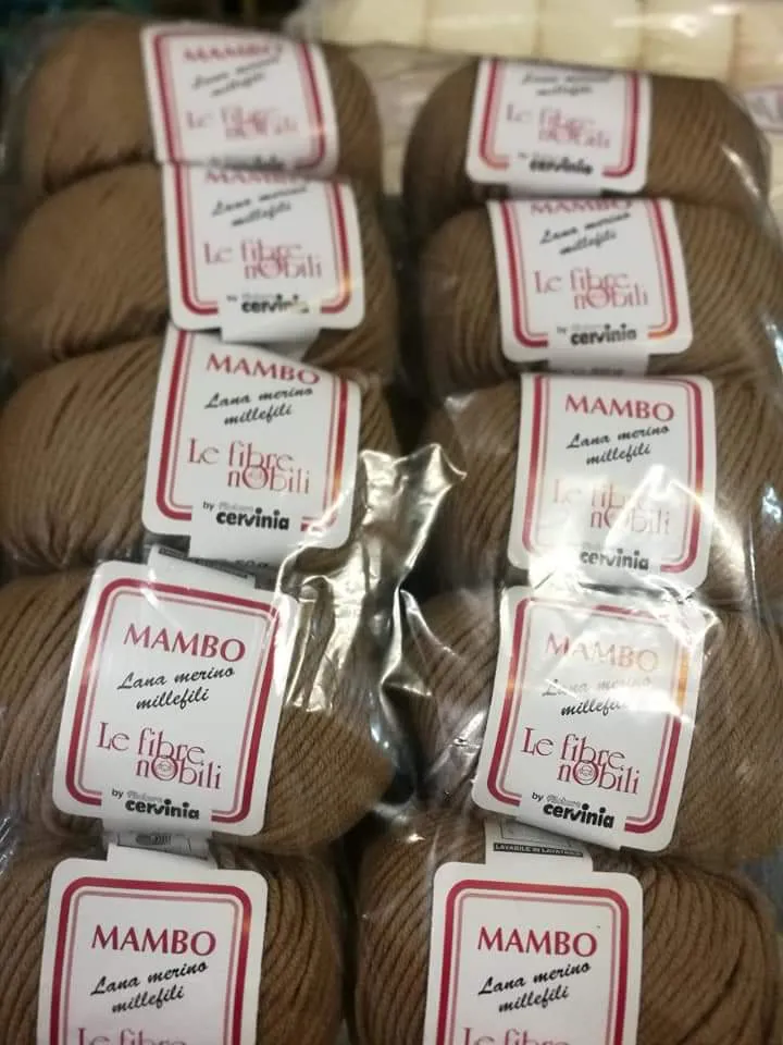Lana merino millefili Mambo Fibre Nobili Cervinia, confezione da 500g.