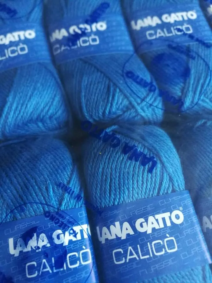 Misto lana Calicò della Gatto in gomitoli, confezione da 500g.