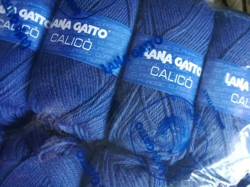 Misto lana Calicò della Gatto in gomitoli, confezione da 500g.