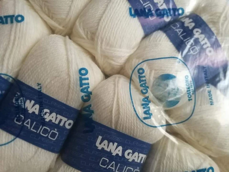 Misto lana Calicò della Gatto in gomitoli, confezione da 500g.