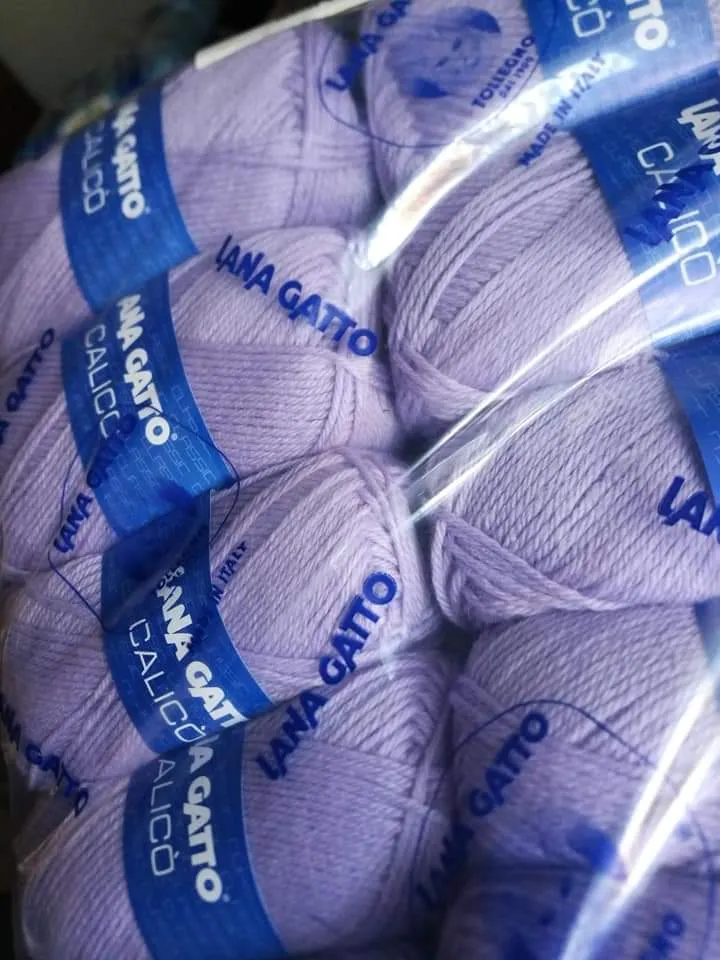 Misto lana Calicò della Gatto in gomitoli, confezione da 500g.