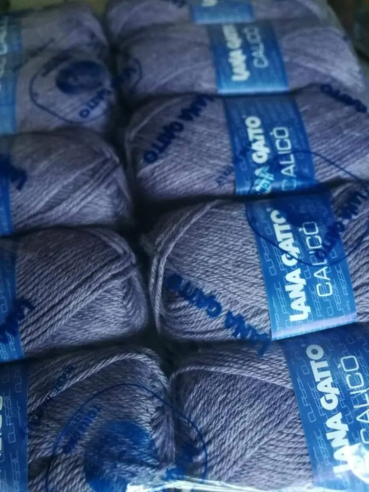 Misto lana Calicò della Gatto in gomitoli, confezione da 500g.