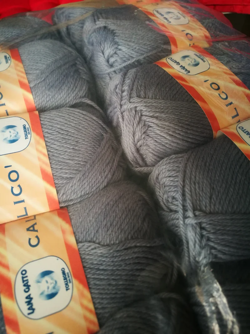 Misto lana Calicò della Gatto in gomitoli, confezione da 500g.