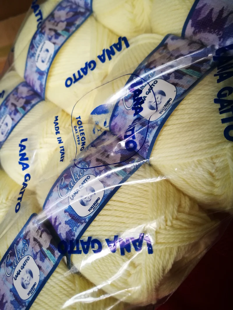 Misto lana Calicò della Gatto in gomitoli, confezione da 500g.