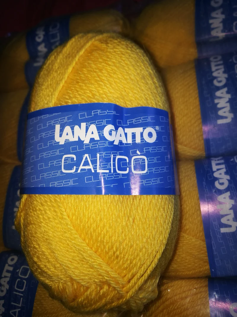 Misto lana Calicò della Gatto in gomitoli, confezione da 500g.