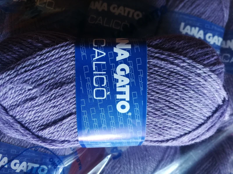 Misto lana Calicò della Gatto in gomitoli, confezione da 500g.