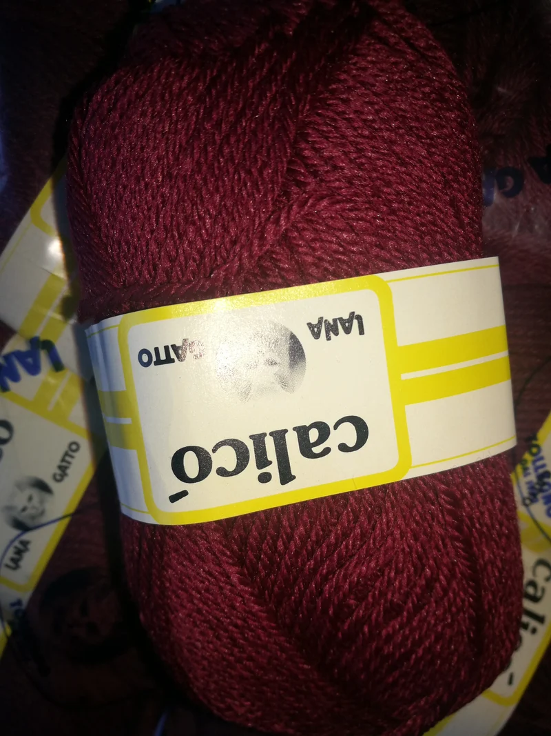 Misto lana Calicò della Gatto in gomitoli, confezione da 500g.