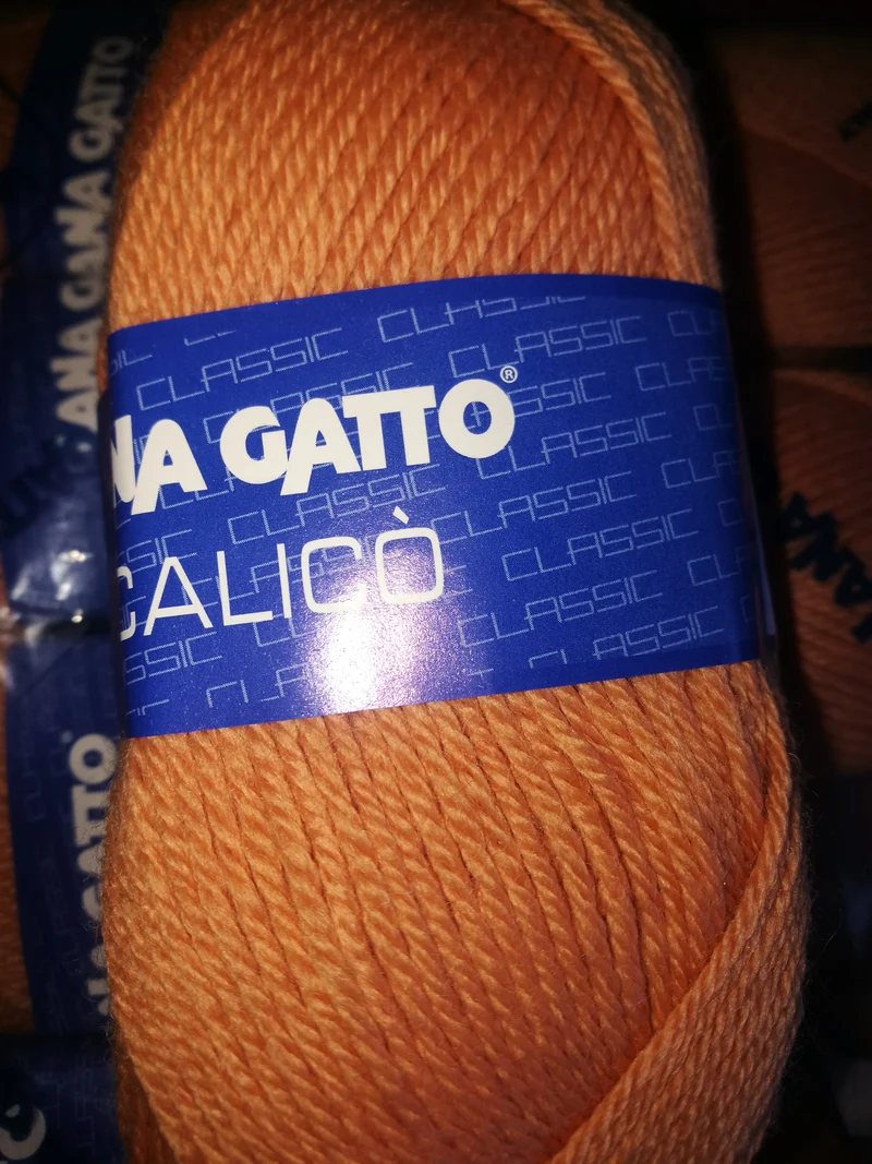 Misto lana Calicò della Gatto in gomitoli, confezione da 500g.