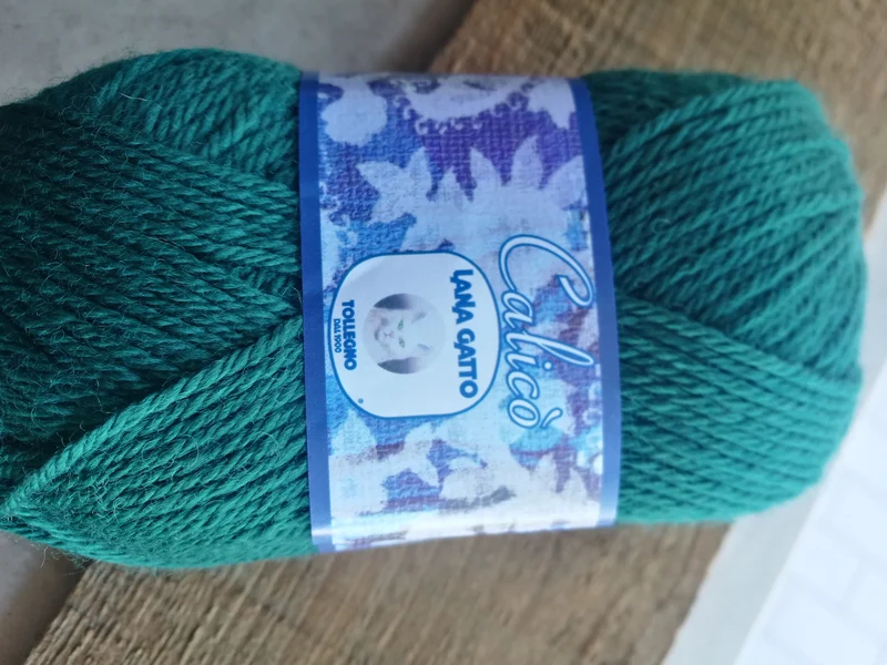 Misto lana Calicò della Gatto in gomitoli, confezione da 500g.