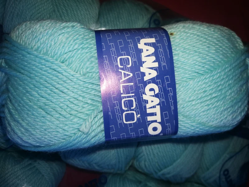 Misto lana Calicò della Gatto in gomitoli, confezione da 500g.