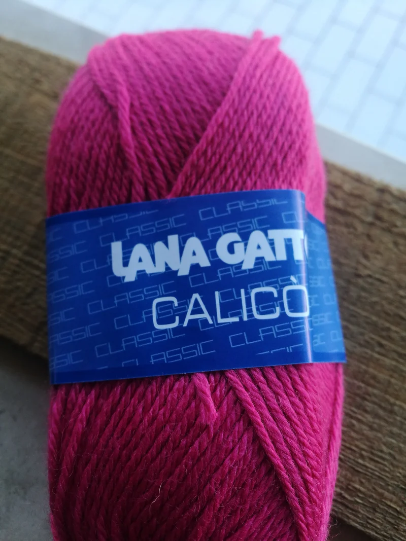 Misto lana Calicò della Gatto in gomitoli, confezione da 500g.