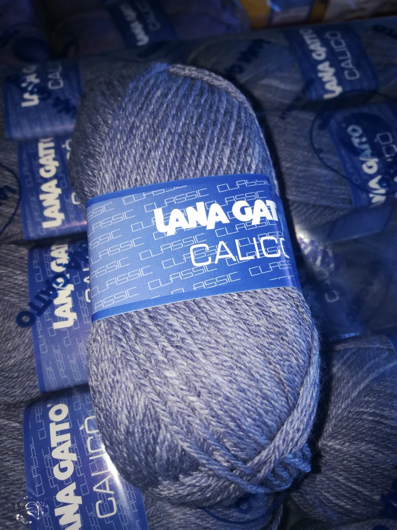 Misto lana Calicò della Gatto in gomitoli, confezione da 500g.