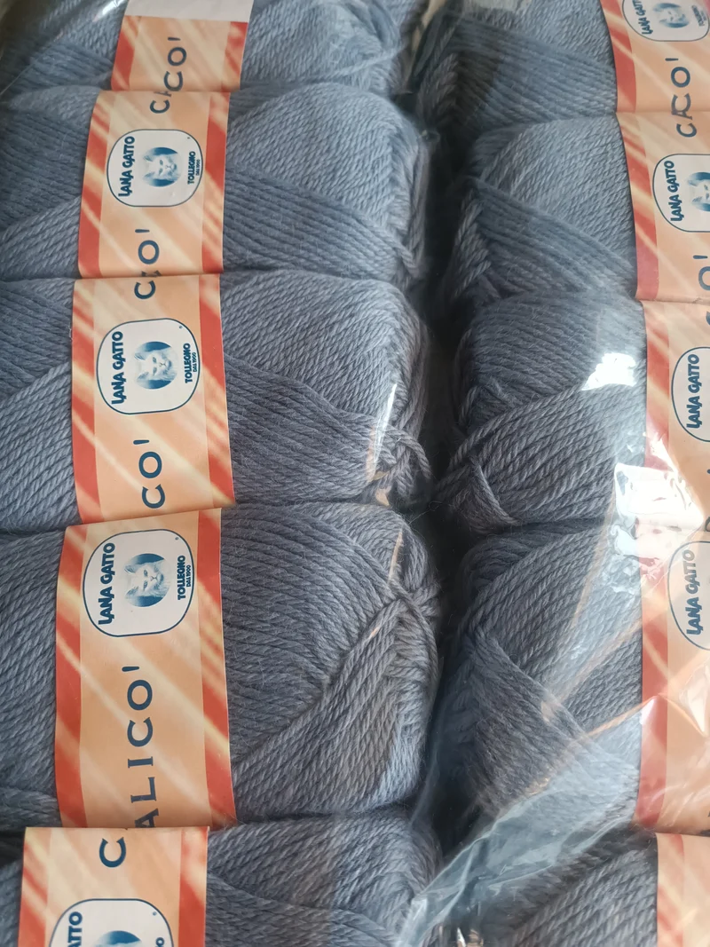 Misto lana Calicò della Gatto in gomitoli, confezione da 500g.