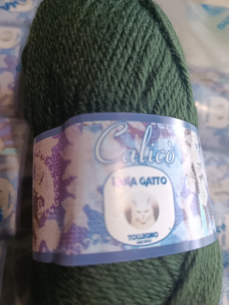 Misto lana Calicò della Gatto in gomitoli, confezione da 500g.