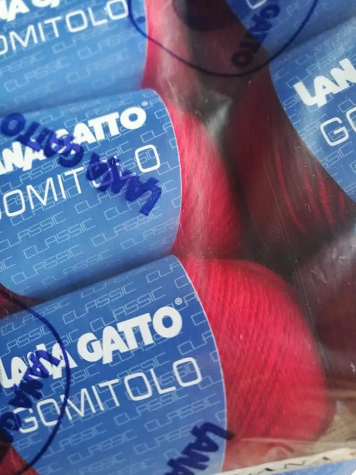 Pura lana vergine Gomitolo Gatto, confezione da 500g.