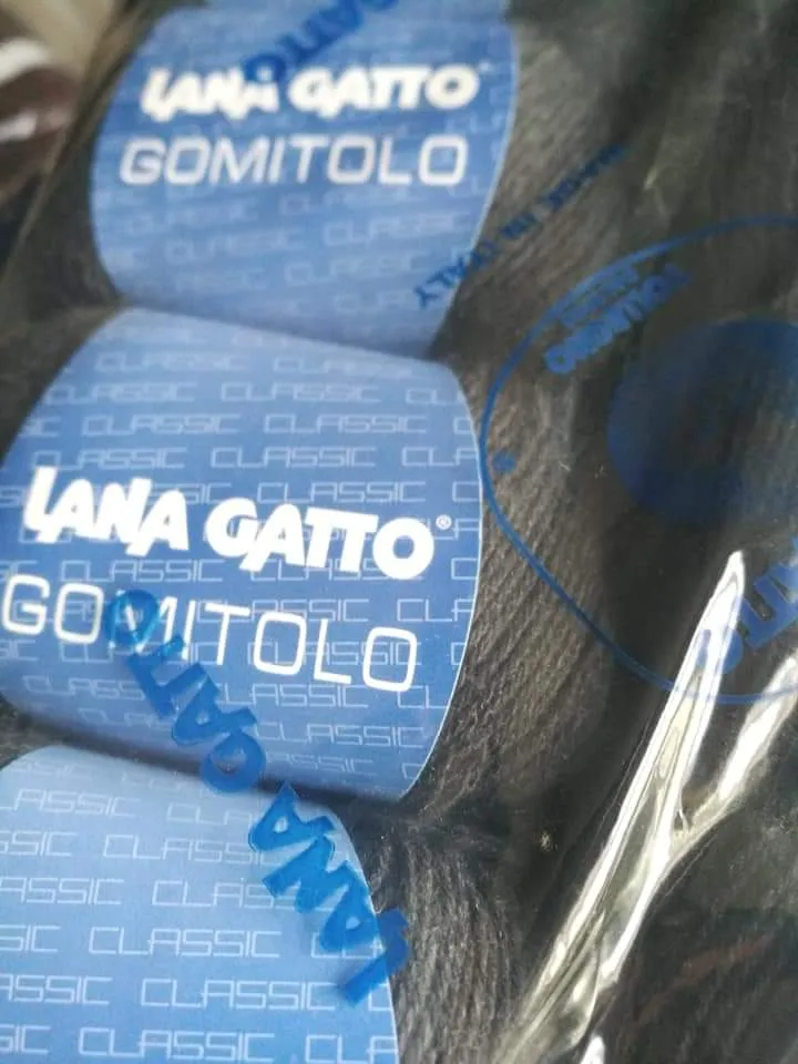 Pura lana vergine Gomitolo Gatto, confezione da 500g.