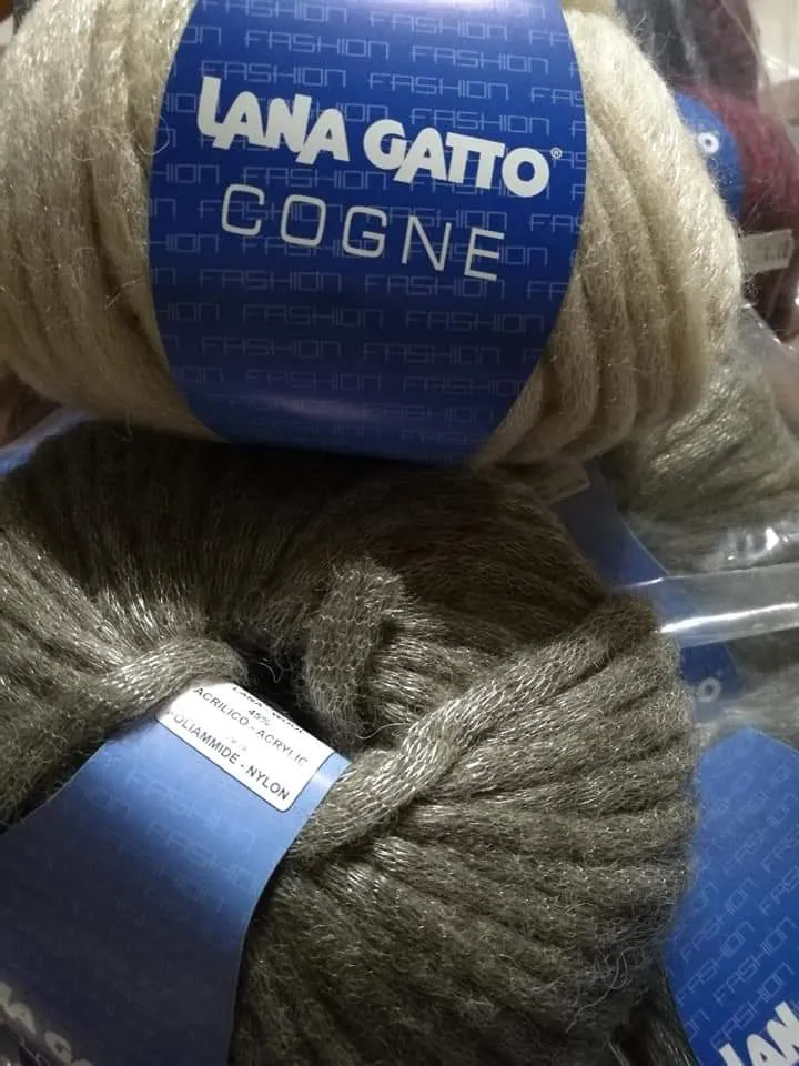 Filato moda elegante per capi fashion, Cogne Gatto, confezione da 500g.