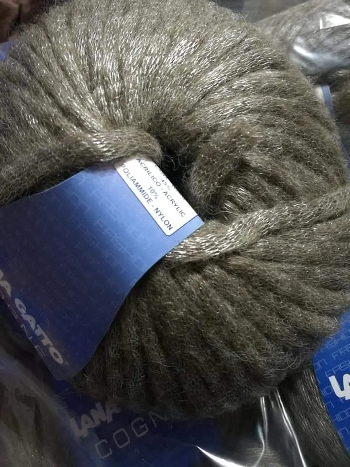 Filato moda elegante per capi fashion, Cogne Gatto, confezione da 500g.