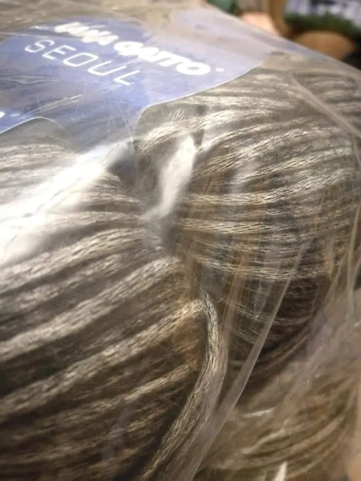 Seul Gatto, lana moda misto lana, cotone e alpaca, confezione da 500g.