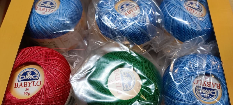 Cotone filo di Scozia Babylo n10, 20, 30 e 50 miscellanea di 300 g.