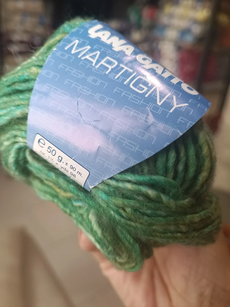 Martigny, filato moda fantasia Gatto, misto lana. 500g..