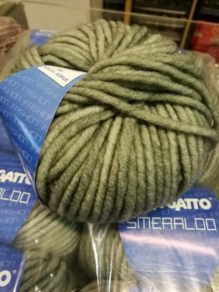 Smeraldo, filato moda, confezione da 500g.