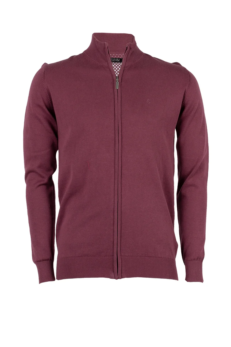 Cardigan uomo in cotone full zip tinta unita - Coveri