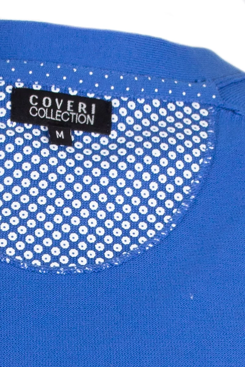 Pullover scollo a V in puro cotone