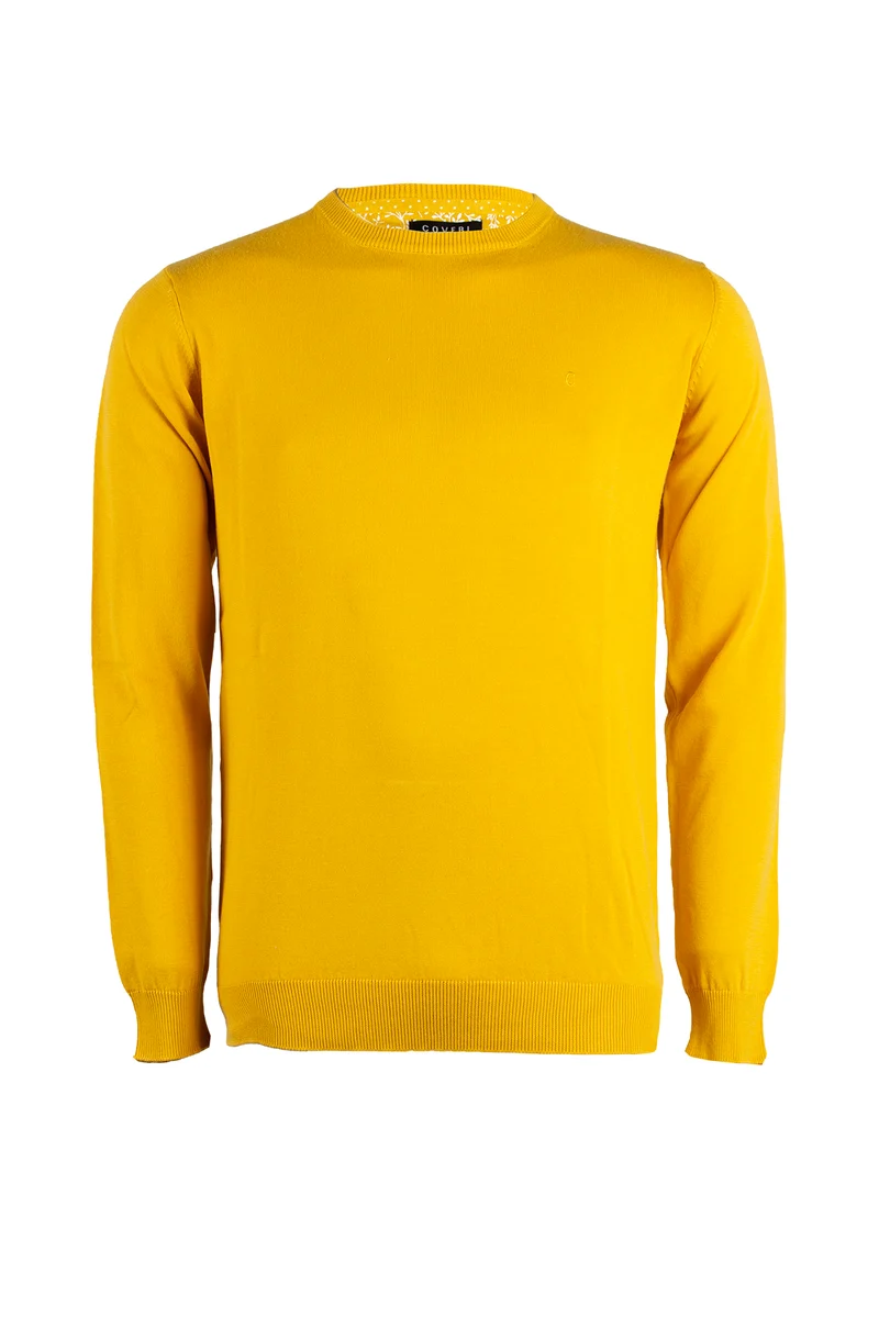 Pullover girocollo uomo in puro cotone Coveri