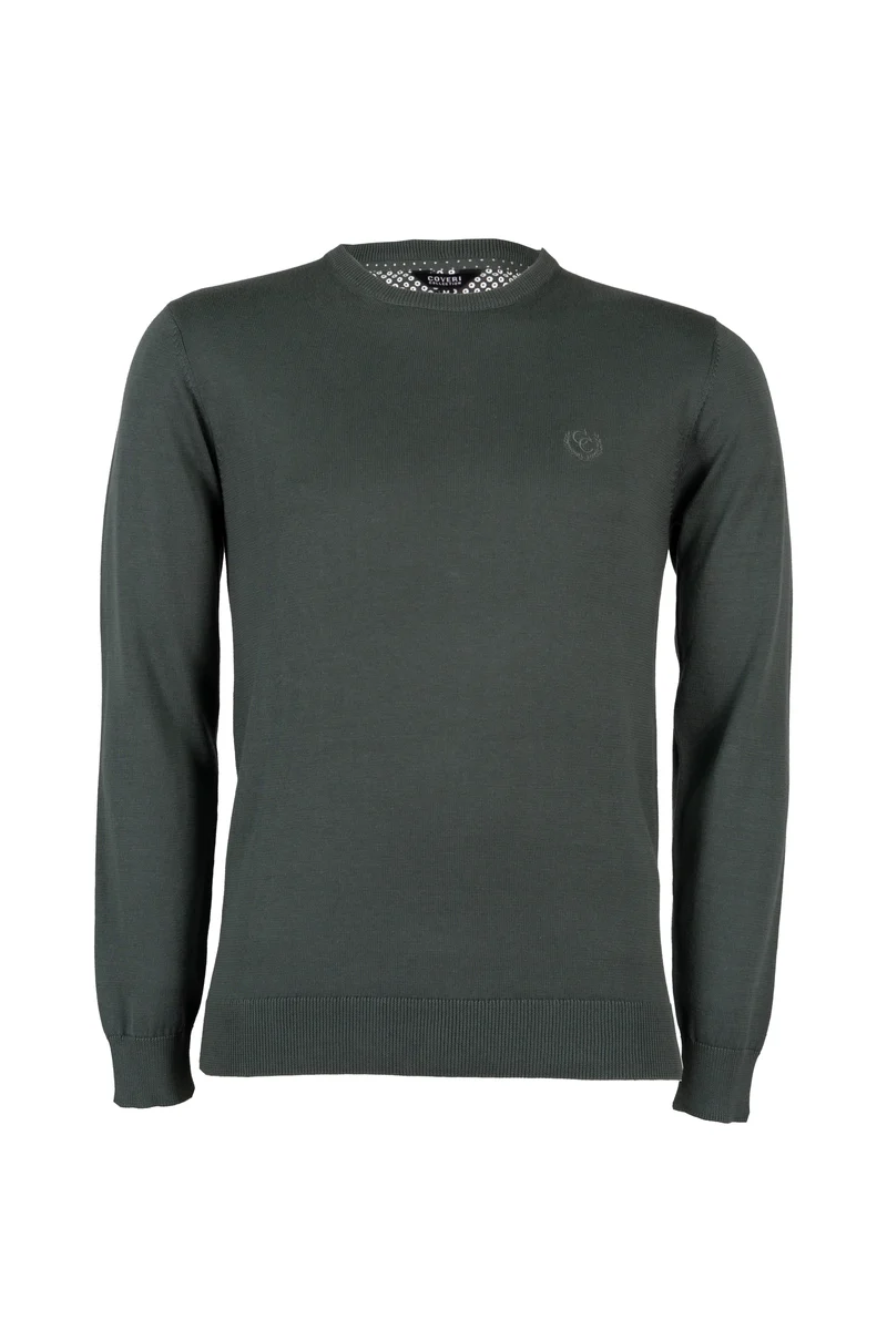 Pullover girocollo uomo in puro cotone Coveri