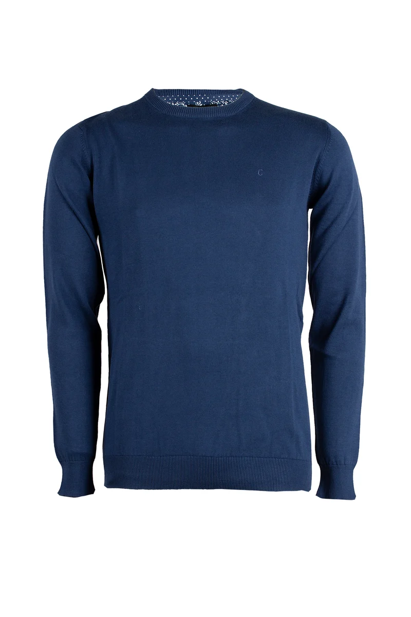 Pullover girocollo uomo in puro cotone Coveri