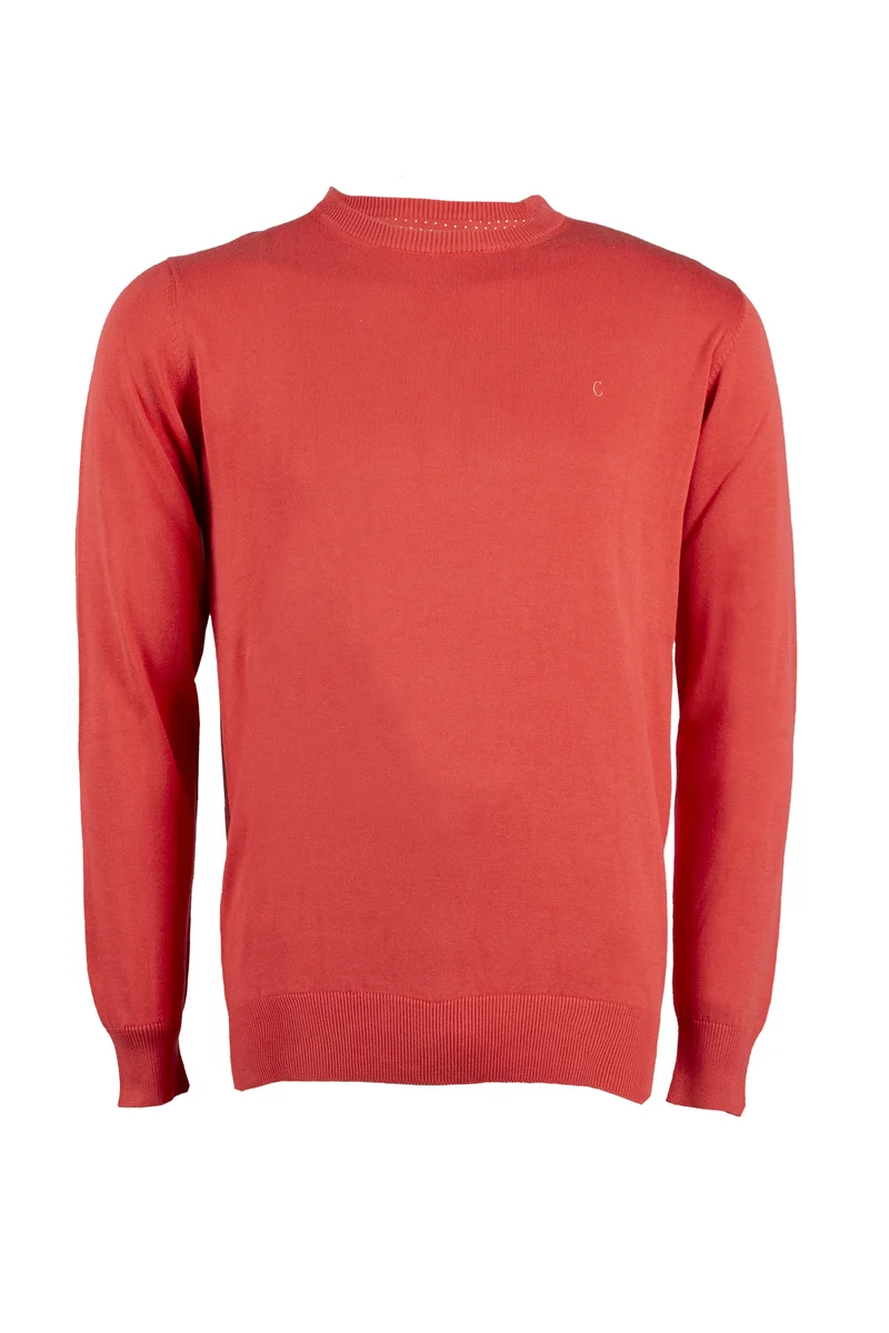 Pullover girocollo uomo in puro cotone Coveri