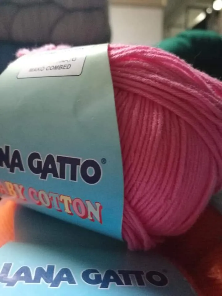Baby Cotton, puro cotone tortora chiaro della Lana Gatto, ideale per confezioni da neonato. 500g