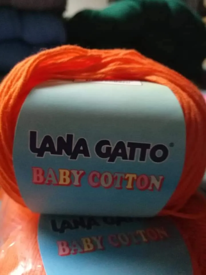Baby Cotton, puro cotone tortora chiaro della Lana Gatto, ideale per confezioni da neonato. 500g
