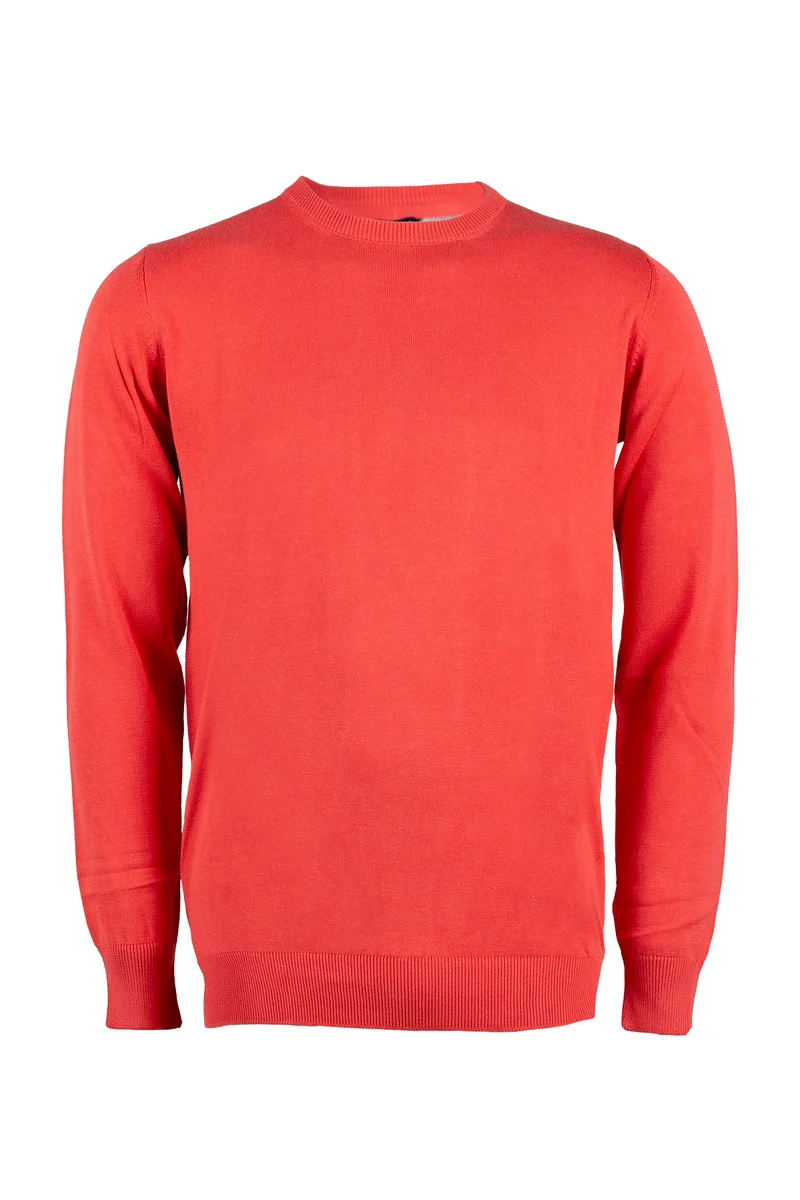 Pullover girocollo uomo tinta unita