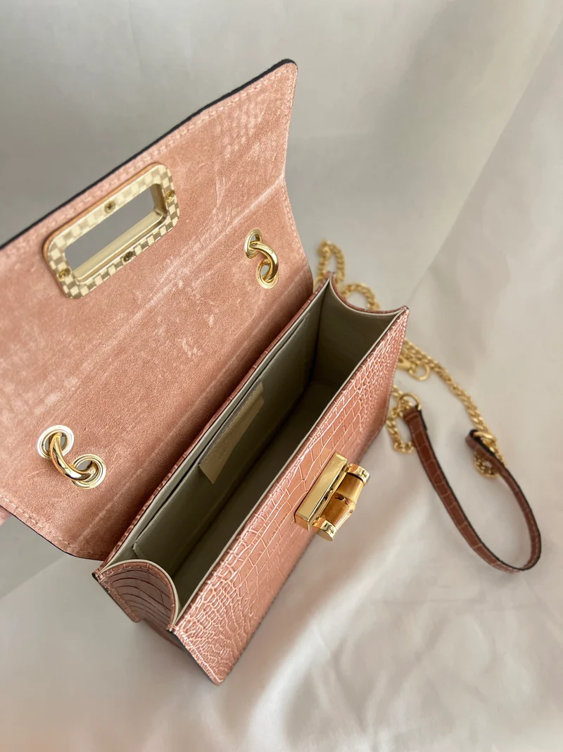 Bamboo Croc Bag - Medium