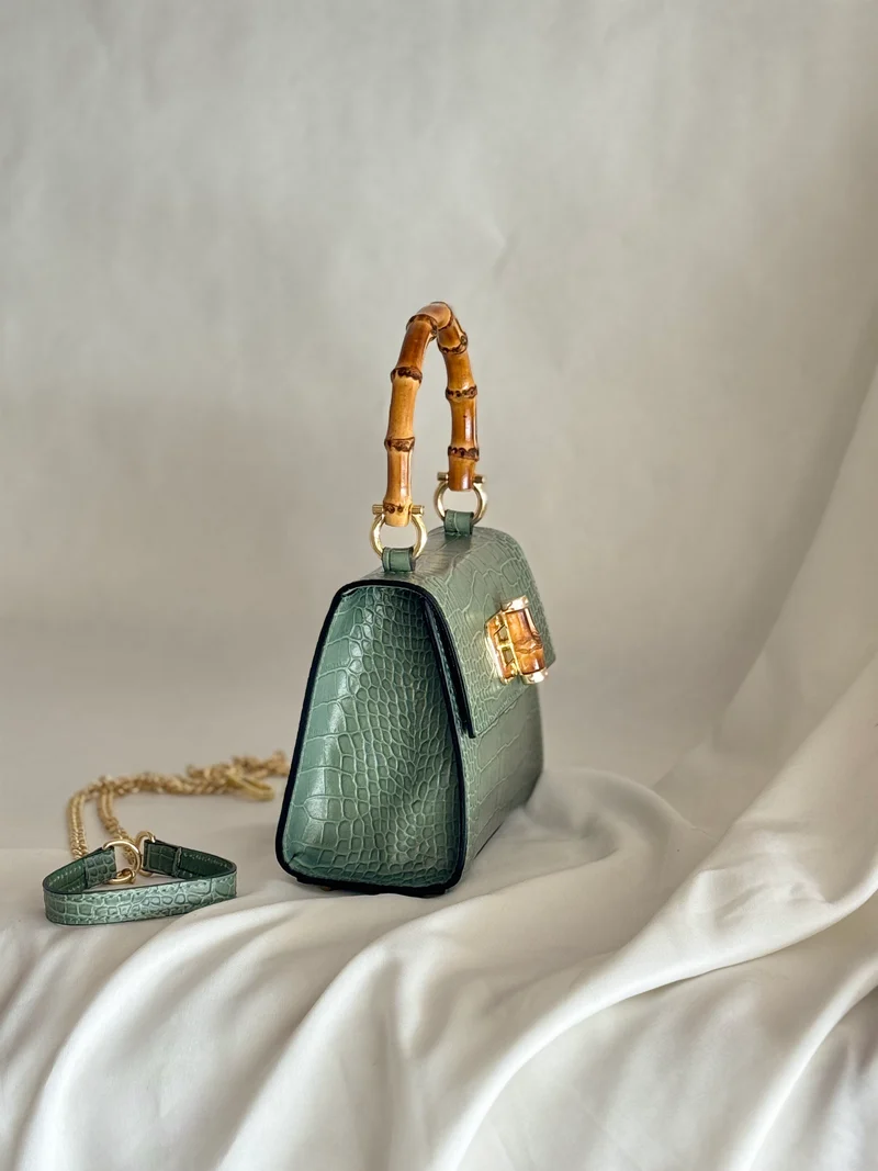 Bamboo Croc Bag - Piccolo