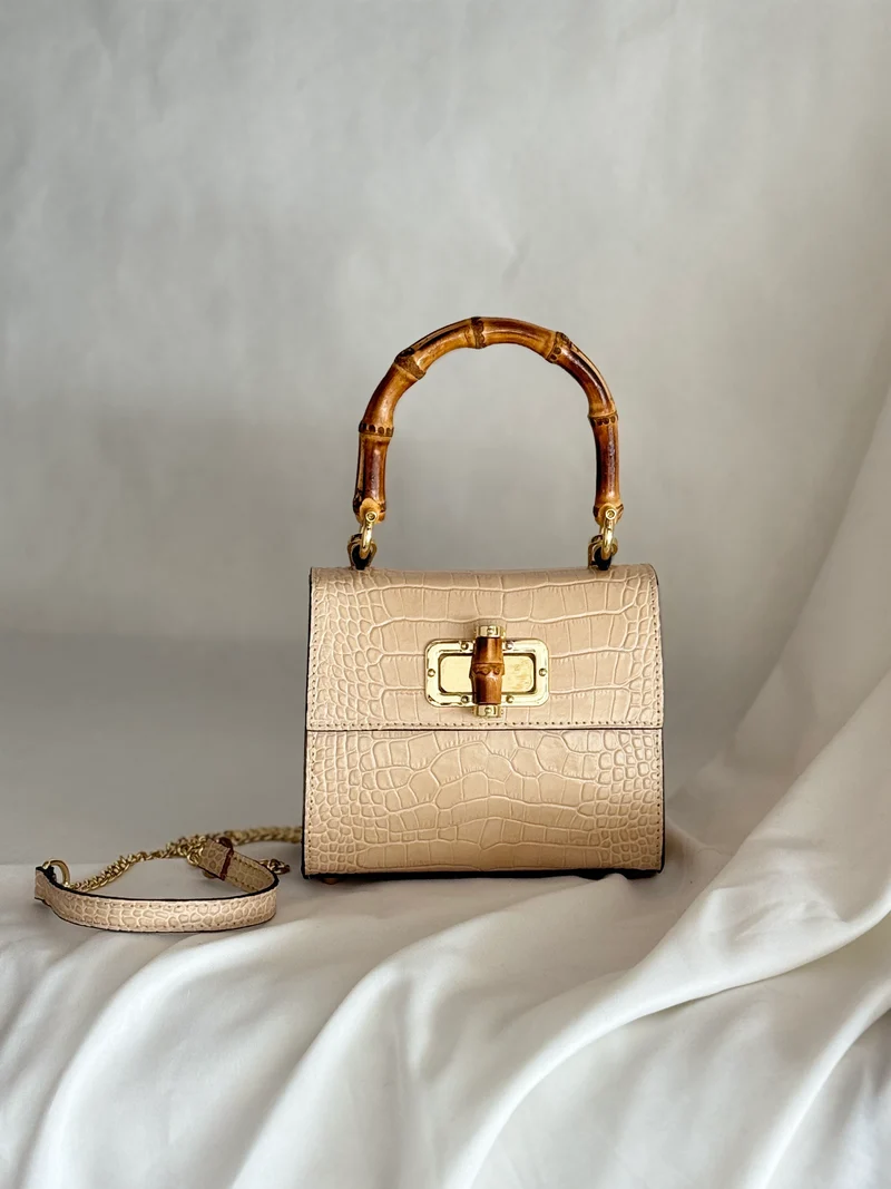 Bamboo Croc Bag - Piccolo