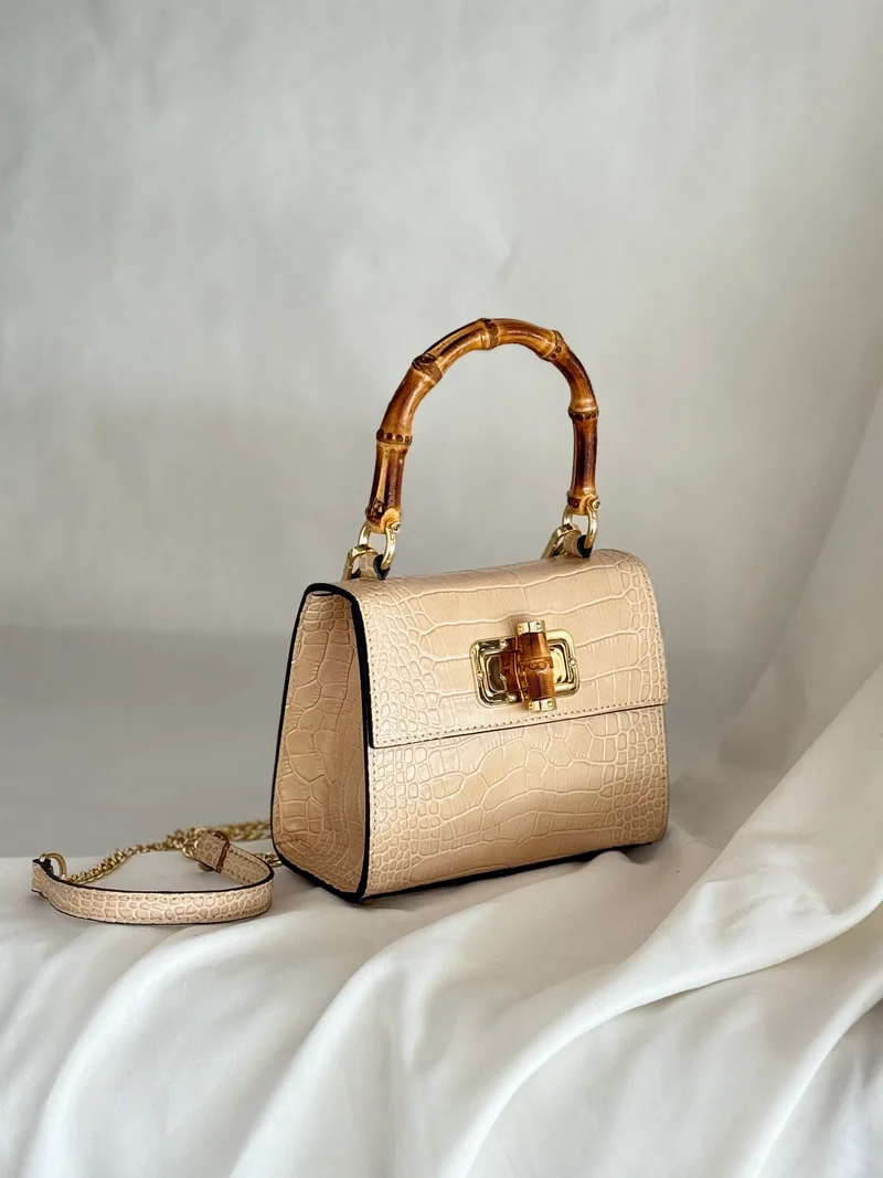Bamboo Croc Bag - Piccolo