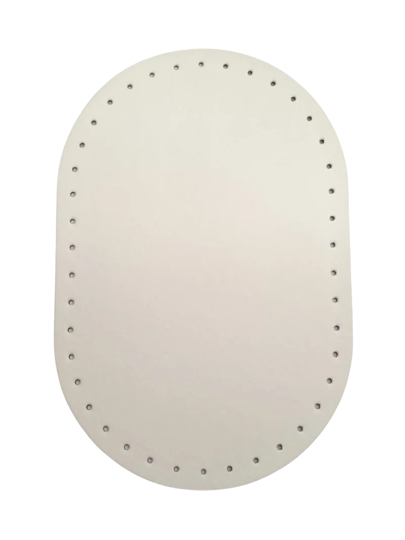 Fondo Ovale 27x18 cm in ecopelle