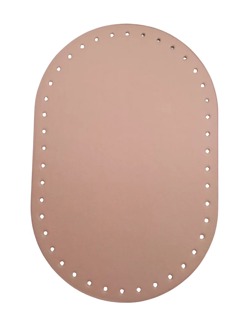 Fondo Ovale 27x18 cm in ecopelle
