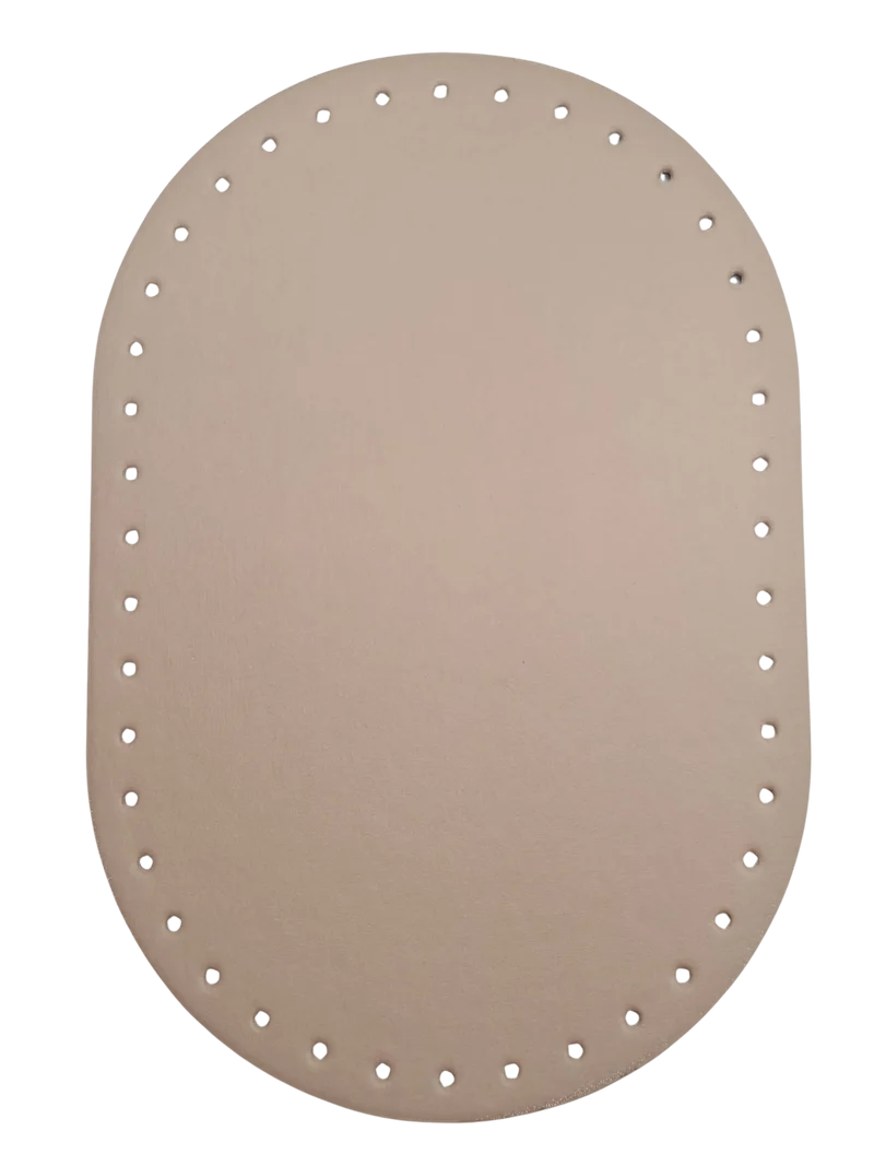 Fondo Ovale 27x18 cm in ecopelle