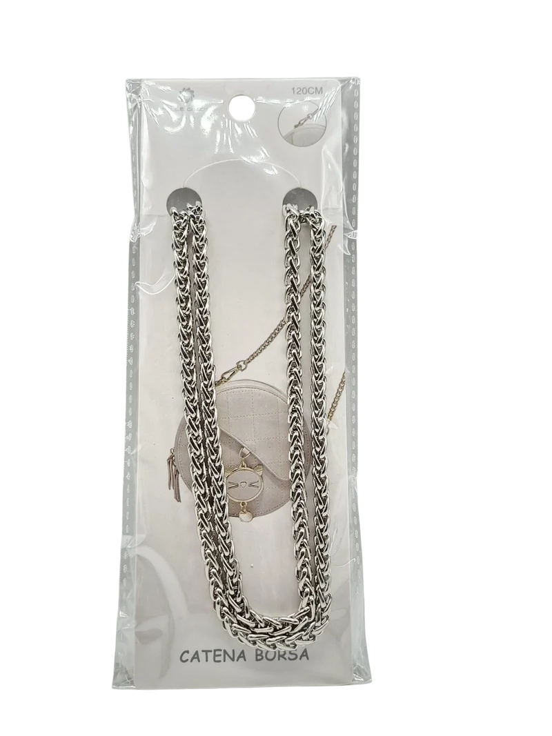 Catena tubolare per borse 120cm