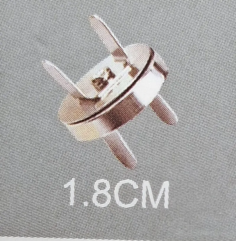 Chiusura magnetica argento 1.8 cm 4pz