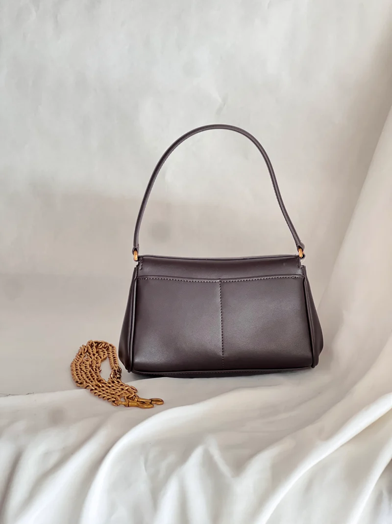 Borsa strutturata in pelle Majiang